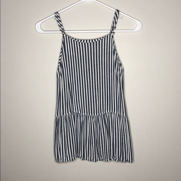 Mossimo Supply Co. Tops - NWOT Mossimo | Women's Peplum Stripped Tank Top